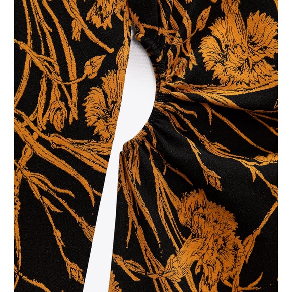 Zara cut out jacquard dress - Picture 4 of 5